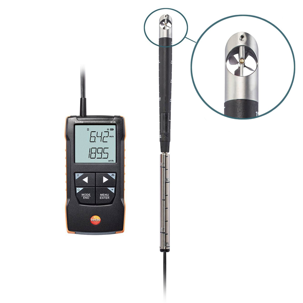 testo 416 디지털 베인 풍속계