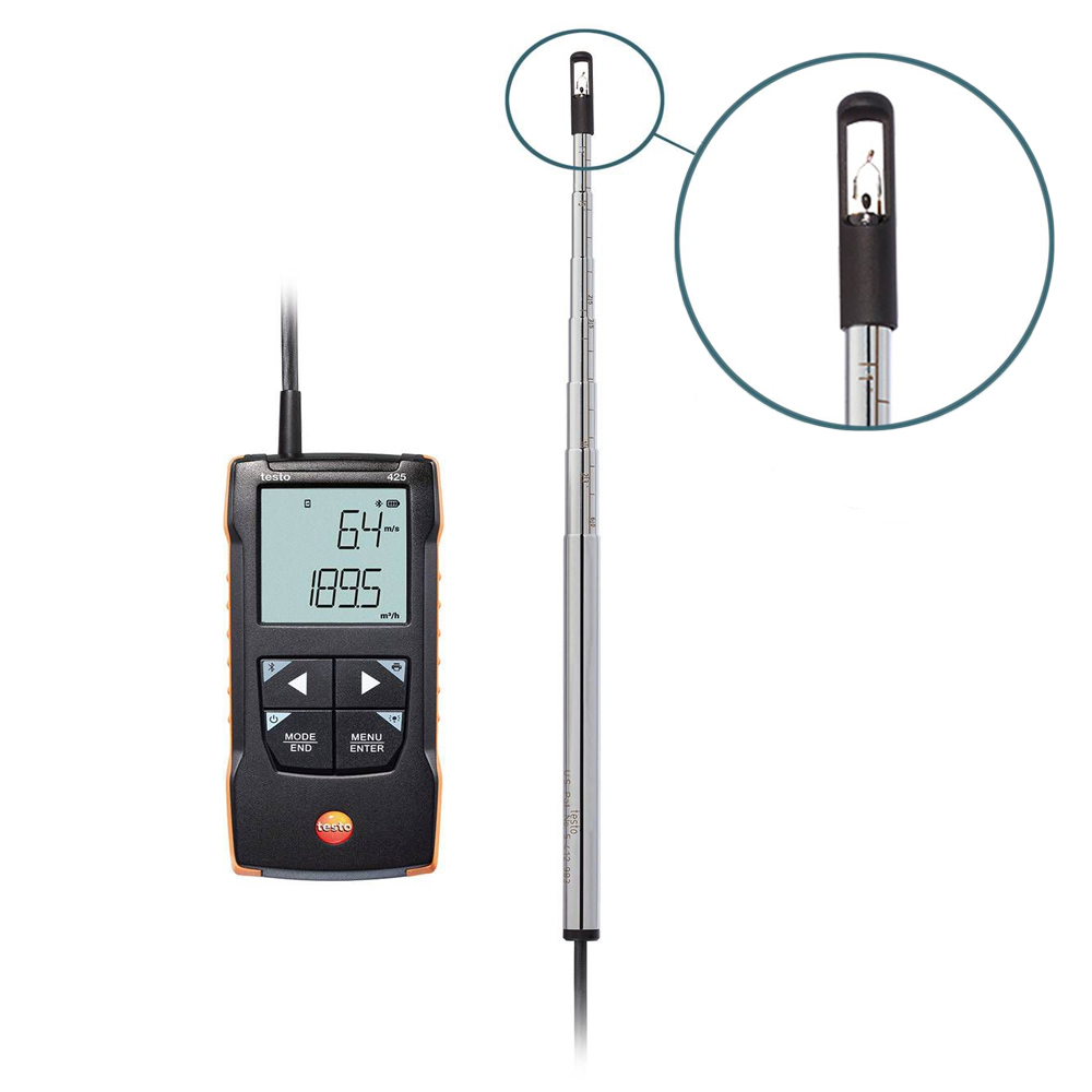 testo 425 디지털 열선 풍속계