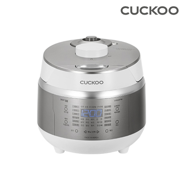 [쿠쿠] 3인용 미식 IH전기압력밥솥 화이트&실버 CRP-EHS0320FSM