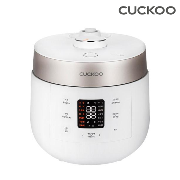 [쿠쿠] 6인용 더 라이트 트윈프레셔밥솥 매트화이트&샴페인골드 CRP-ST0615FW