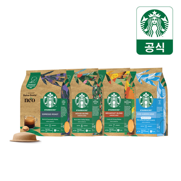 [돌체구스토] 스타벅스 12입 네오 커피캡슐 6박스 4종 택1