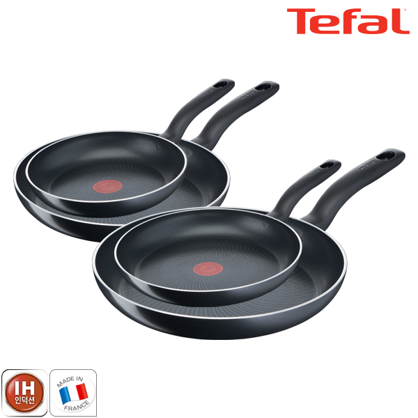 테팔 팬&냄비 인덕션 스타트이지 4종세트 (프라이팬 24cm + 28cm + 30cm + 32cm)