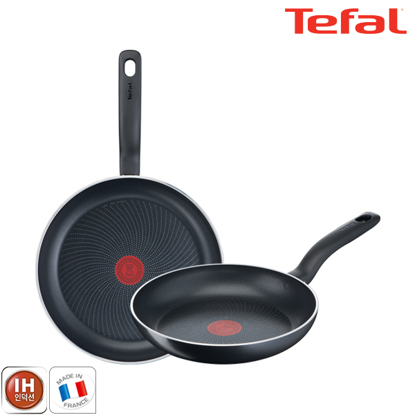 테팔 팬&냄비 인덕션 스타트이지 2종세트 (프라이팬 24cm + 28cm)