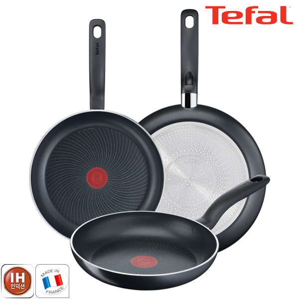 테팔 팬&냄비 인덕션 스타트이지 3종세트 (프라이팬 24cm + 30cm + 32cm)