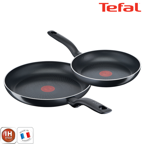 테팔 팬&냄비 인덕션 스타트이지 2종세트 (프라이팬 24cm + 30cm)