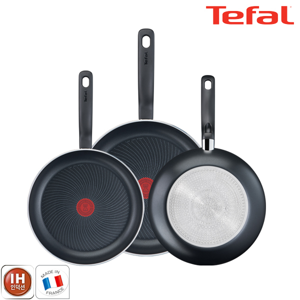 테팔 팬&냄비 인덕션 스타트이지 3종세트 (프라이팬 28cm + 32cm + 볶음팬 28cm)