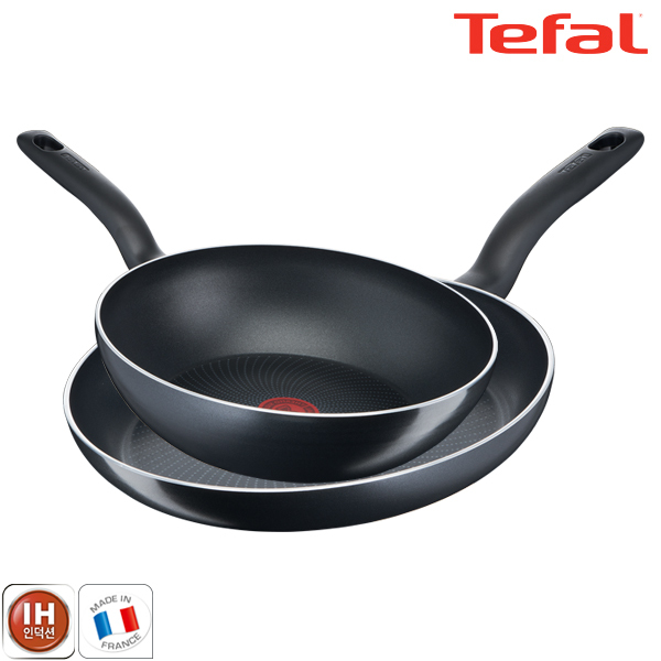 테팔 팬&냄비 인덕션 스타트이지 2종세트 (프라이팬 32cm + 볶음팬 28cm)