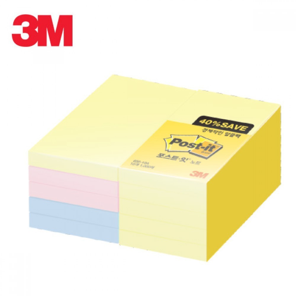 3M 포스트잇 노트 알뜰팩 656-10A