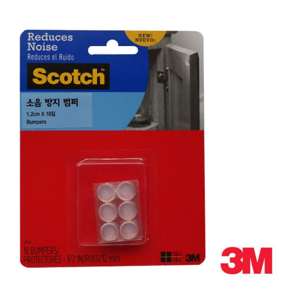 3M 소음방지 범퍼 1.2cm 18개입 범폼 범폰