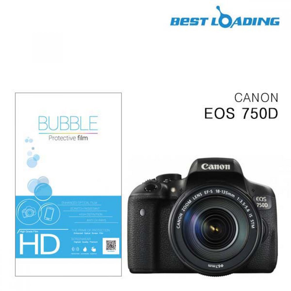 버블 HD강화필름 2장 캐논 EOS 750D 액정필름