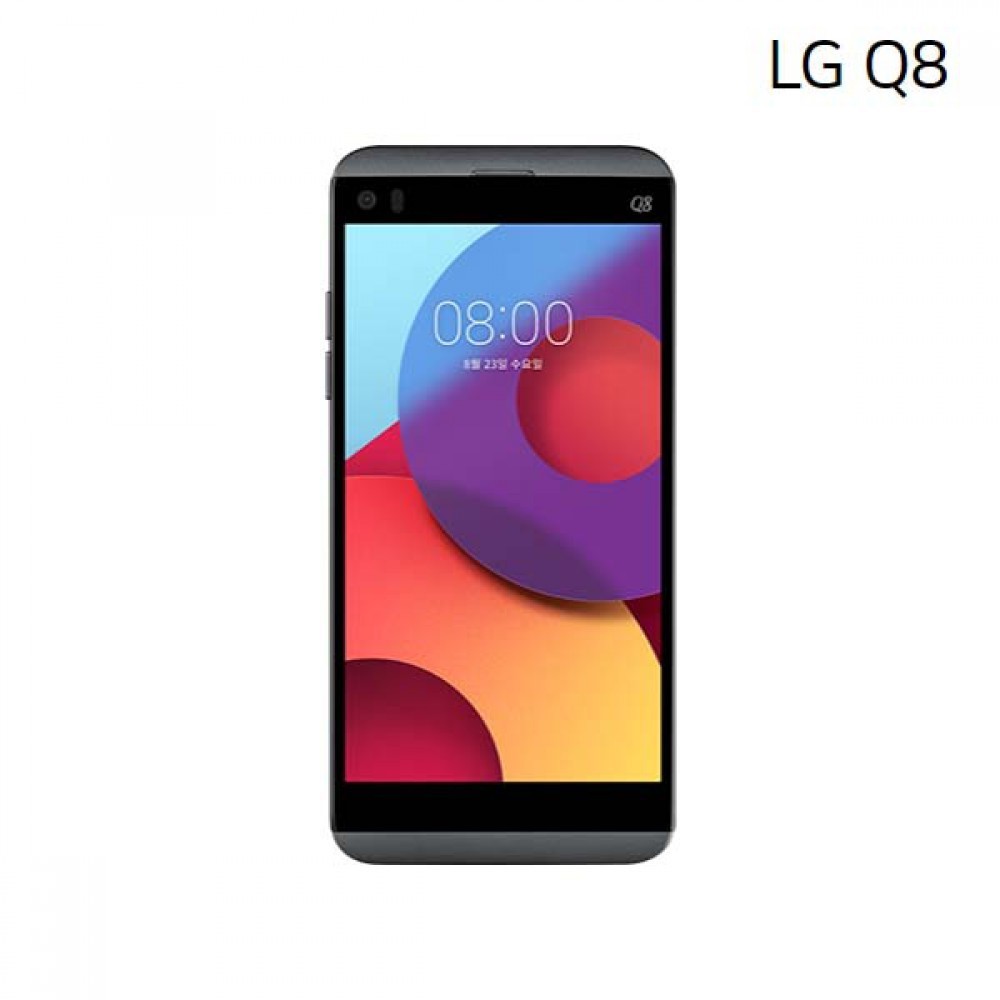 LG Q8 지문방지 액정보호필름 평면형 2매입