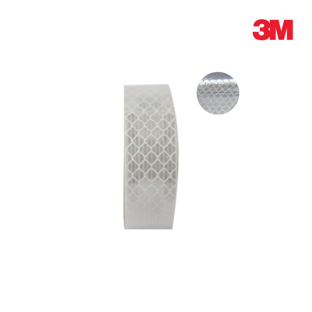 3M 초 고휘도 반사테이프 DG3 4090 백색 20mm x 2.5M