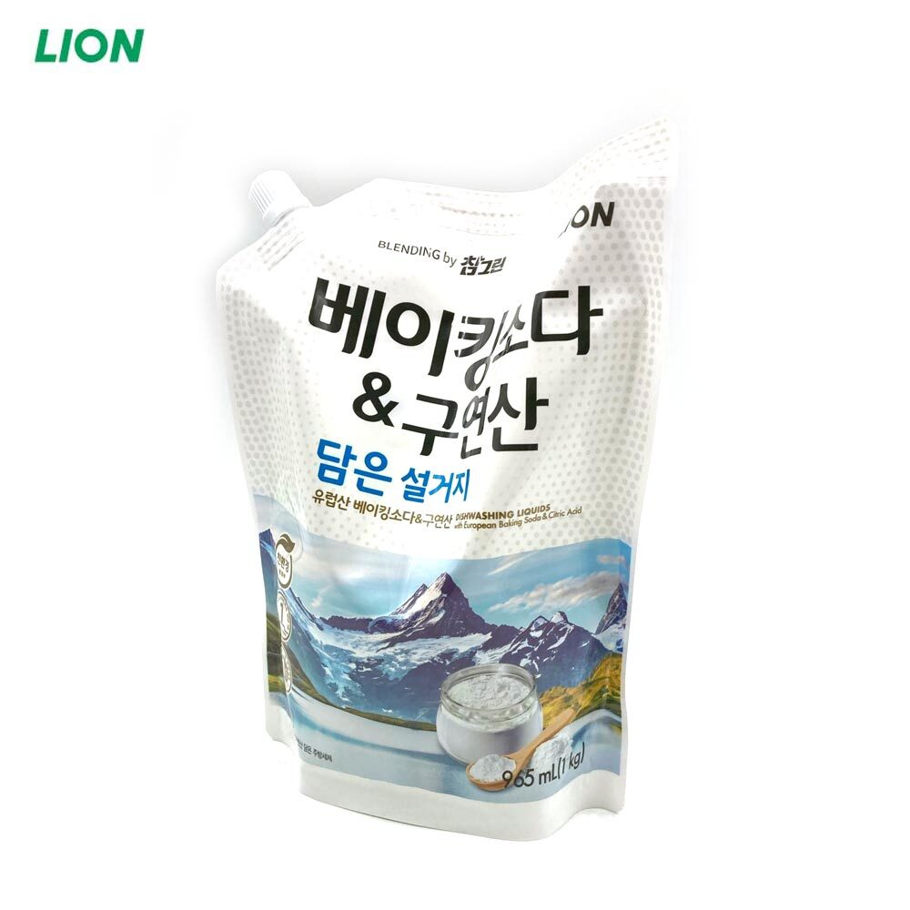 참그린 베이킹소다 구연산 주방세제 1kg 리필 1EA