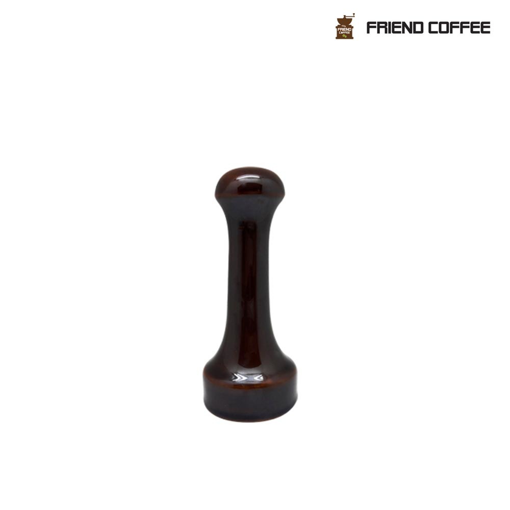 Oce 가볍고 위생적인 도자기 커피 템퍼 카페 탬퍼 브라운 바리스타 커피용품 홈 카페 용품 드립 커피