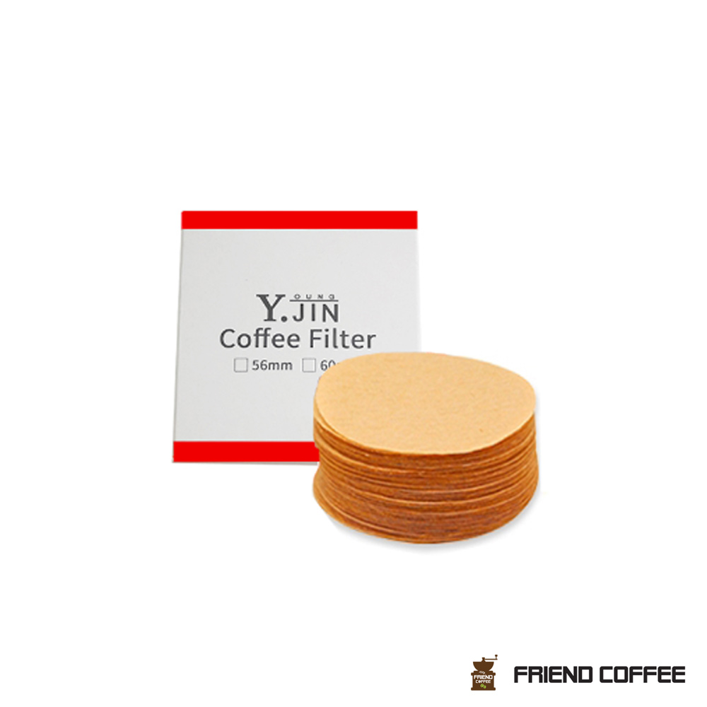 Oce 천연 펄프 모카 포트 커피 거름종이 라운드 60mm100매 커피 드리퍼 커피 종이 필터 더치 커피 용품