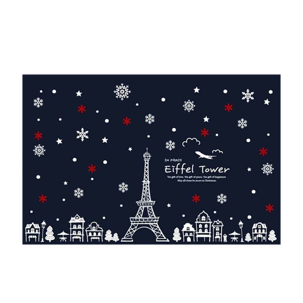 크리스마스 스티커 장식 에펠탑 01