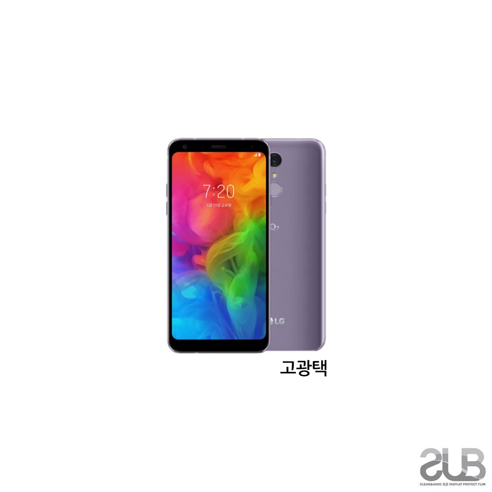 SUB LG Q7 고광택 투명 액정보호필름 2매