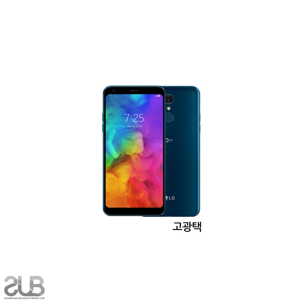 SUB LG Q7 플러스 고광택 투명 액정보호필름 2매