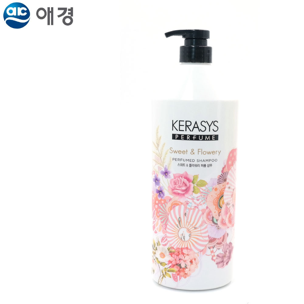 Oce 달콤한 꽃 풍부한 향기 퍼퓸 샴푸 sweet flowery 1L 천연 유래 향수 adult shampoo 사춘기 정수리