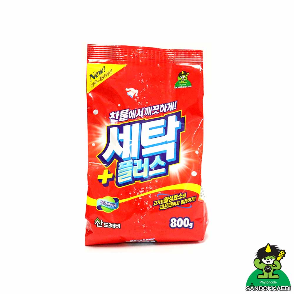 산도깨비 세탁플러스 가루세제 800g