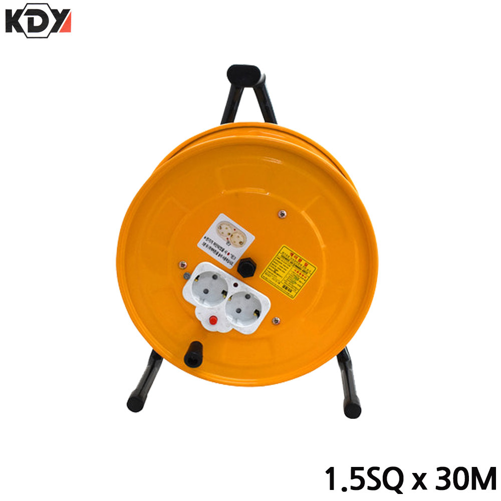 KDY 접지형 전선릴 전기연장선 1.5SQ x 30M
