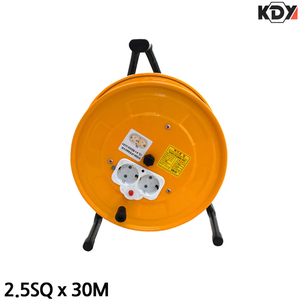 KDY 접지형 전선릴 전기연장선 2.5SQ x 30M