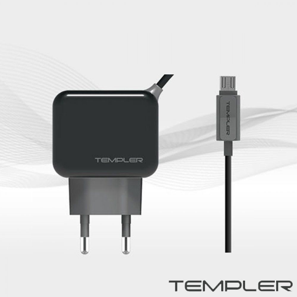 템플러 2.1A 가정용 일체형 충전기 마이크로 5핀(220103단종)