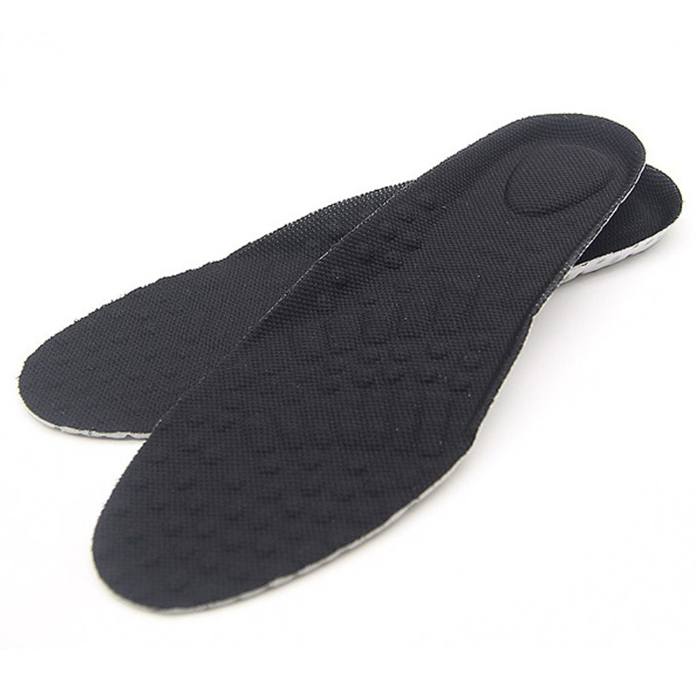 Oce 국산 발지압&안깐듯한 가벼운 남성용 insole 검정 젤리슈즈 shoe sole 운동화 키높이 효도 충격완화바닥