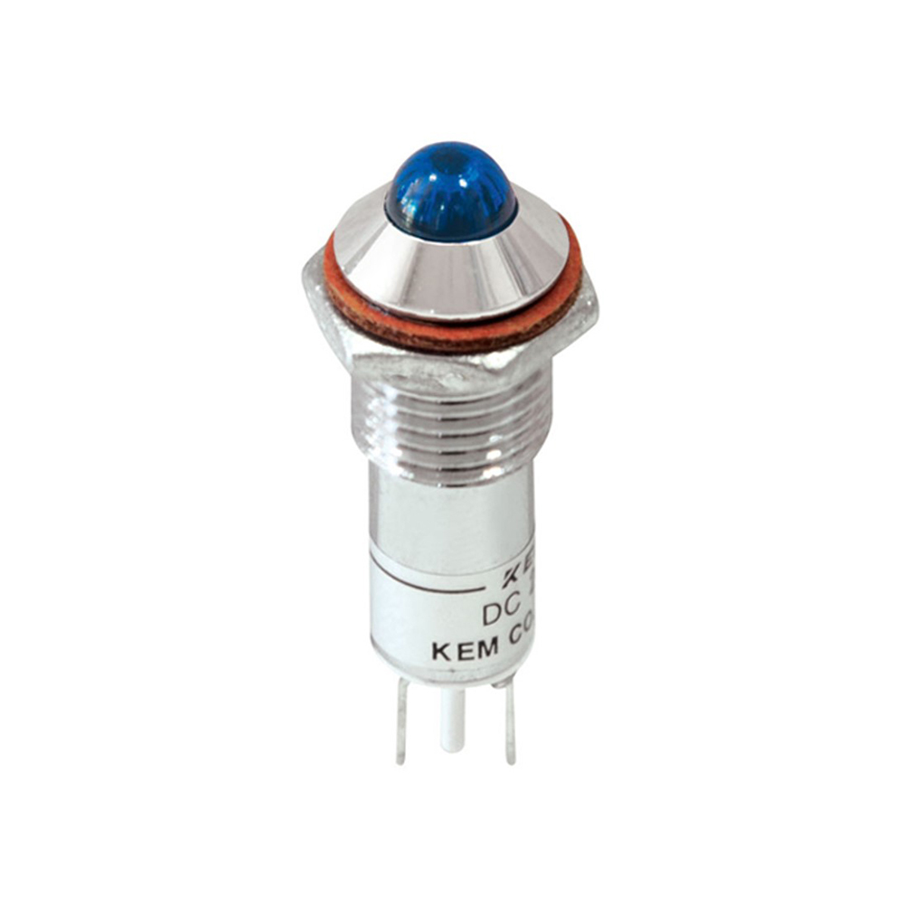 KEM 220V LED 인디케이터 고휘도형 블루 10x30mm (KLHRAU-10A220-B)