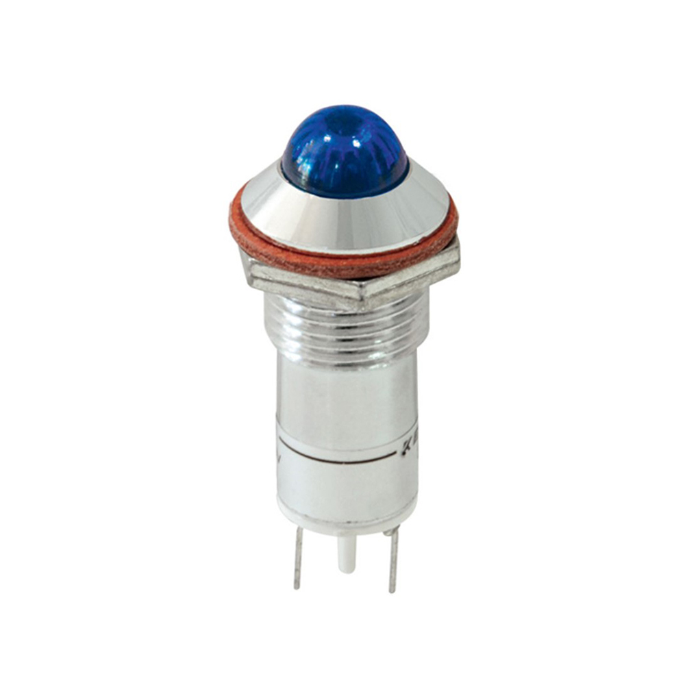KEM 12V LED 인디케이터 고휘도형 블루 12x28mm KLHRAU-12A220-B