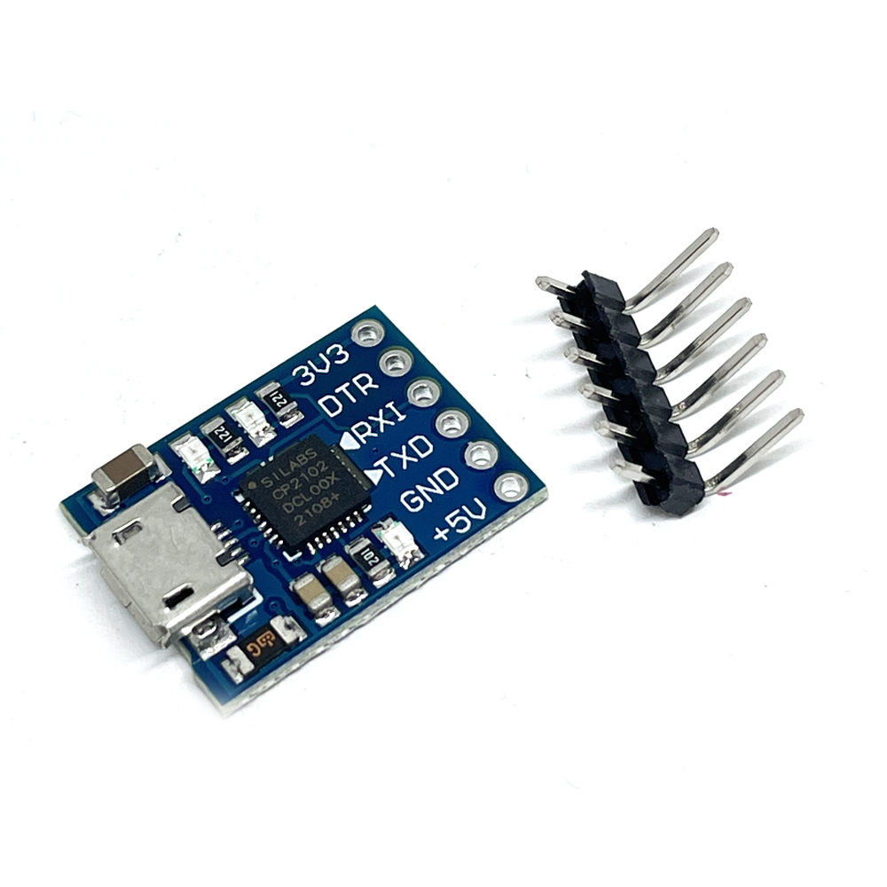 CP2102 마이크로 Micro USB UART TTL 시리얼 통신 컨버터 모듈 회로 기판 아두이노 호환 (HAM6807)