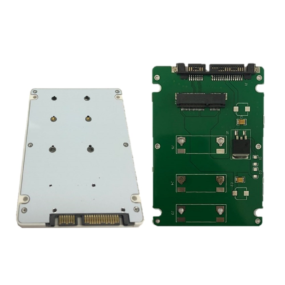 SSD Mini PCIe mSATA to SATA 2.5인치 변환 컨버터 젠더 모듈 HAM2410