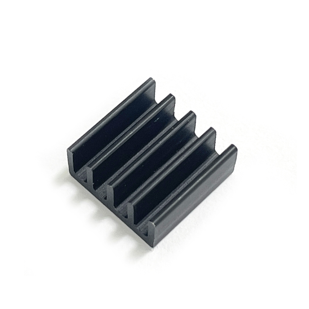 11x11x5mm 알루미늄 방열냉각판 히트싱크  아노다이징 검은색 (HAE3212)