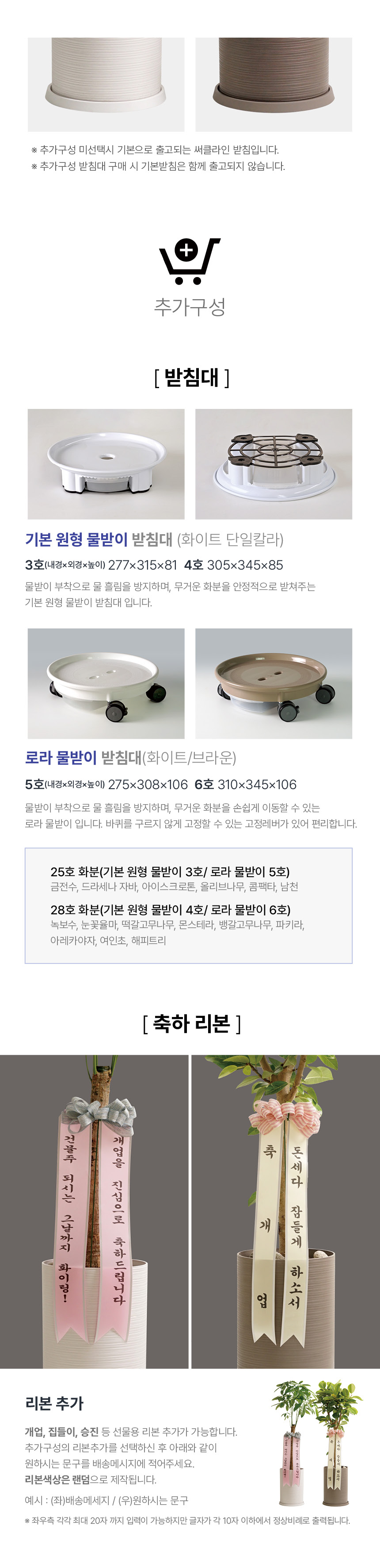 피어리스 써클라인 화분 대형 실내공기정화식물 대형화분 상세 이미지 3