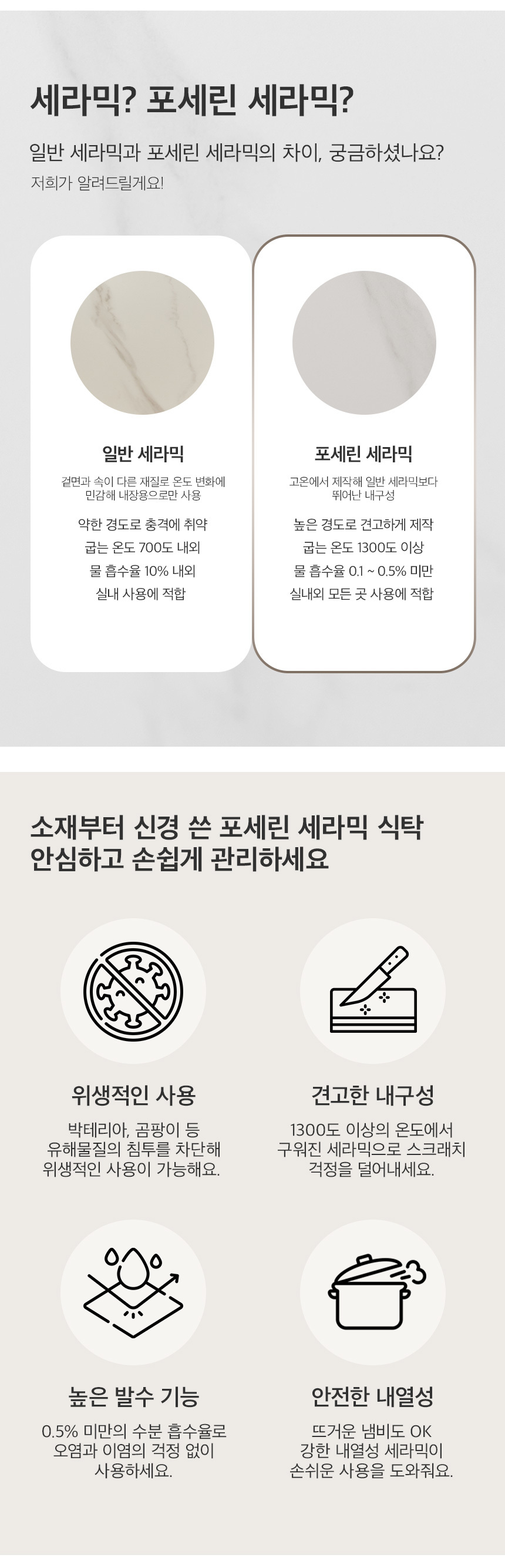 벨로 1400 4인 타원형 포세린 세라믹 식탁 테이블 상세 이미지 11