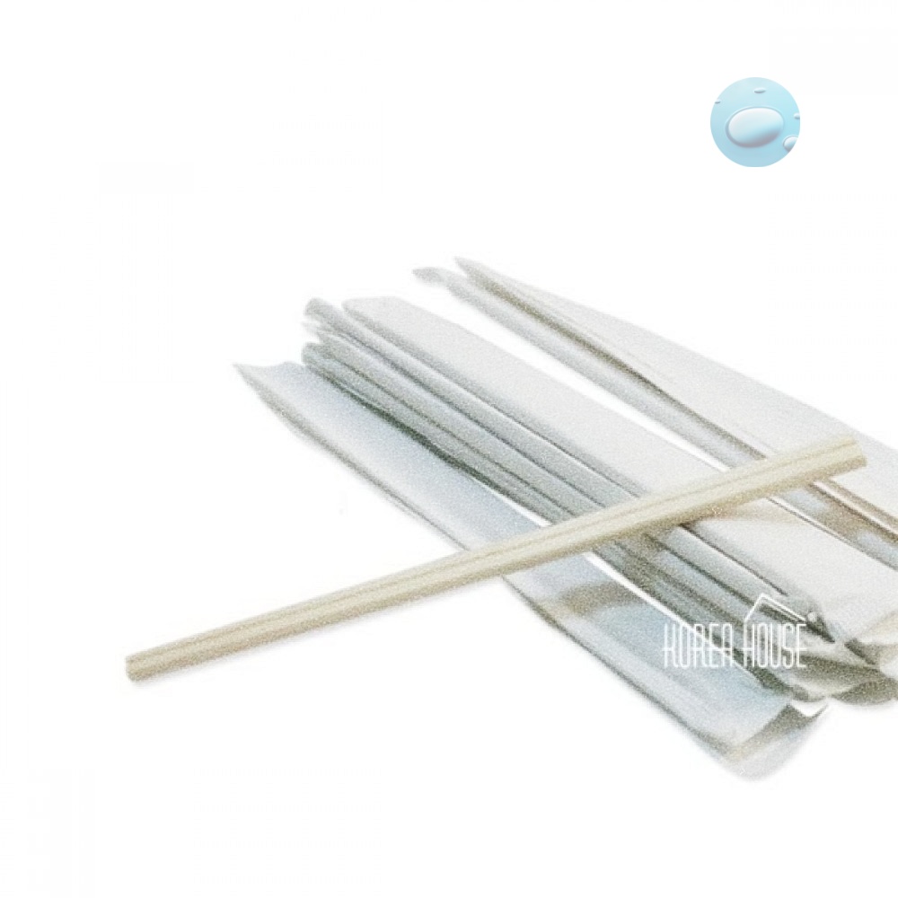 Oce 업소용 야외용 우드 젓가락 1회용 배달용 15개입 대나무 찹스틱 wood chopstick 숟가락 수저