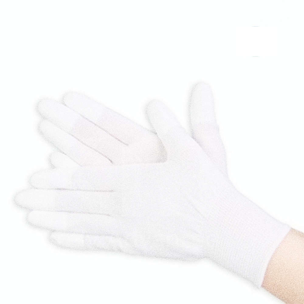 손끝 코팅 제약 바이오 글러브 반도체조립 장갑 10ea pu coated gloves 조립 검수 공장 포장 제품 검사
