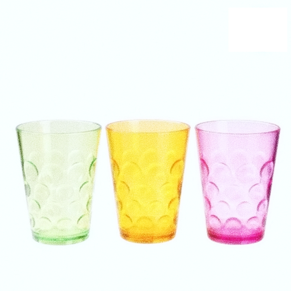 버블 디자인 플라스틱 컵 8.5cmX11.5cm 물방울 무늬 물 주스 차 음료 예쁜 물잔