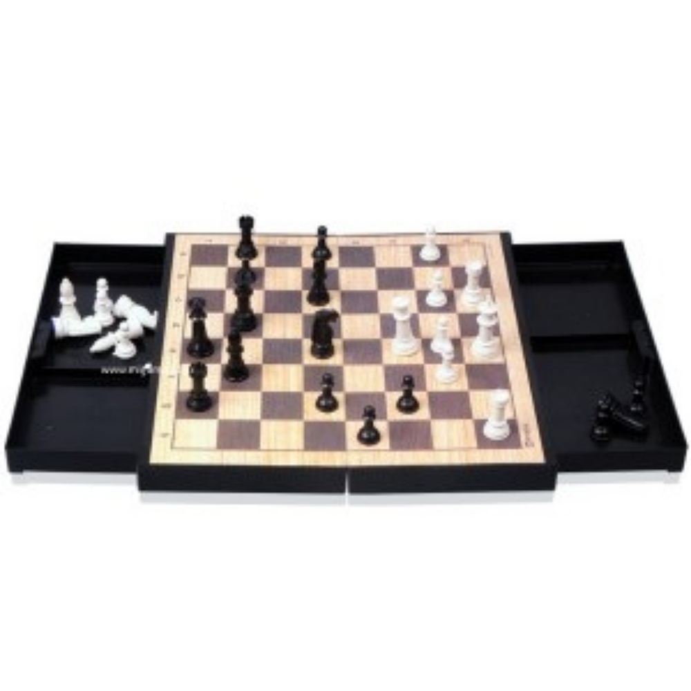 Oce 중형 체스 교본포함 폴더 보드 자석 게임 접이식 체스판 자석 체스판 고급 체스 용품