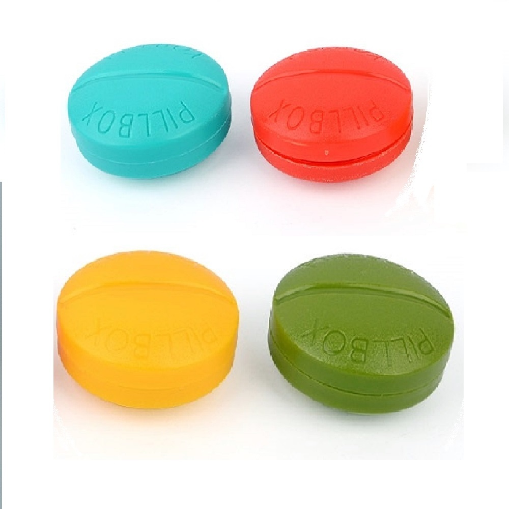 Oce 남은 색조 화장품 용기 컴팩트 케이스-네칸 라운드 동그라미 모양 아이새도우 상자 레몬 박스