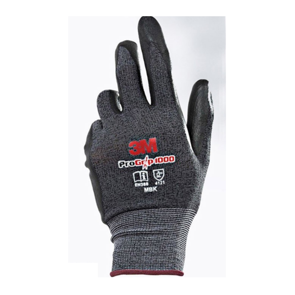Oce 고신축 논슬립 강화내피 안전 NBR 코팅장갑 회색 블랙 safety gloves 라텍사 고무 공업용 산업용