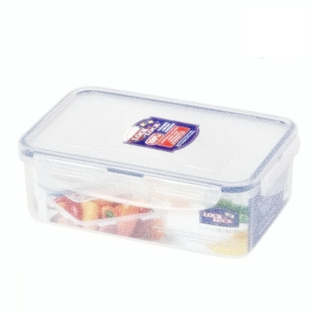 Oce 비스프리 뚜껑 투명 플라스틱 반찬 그릇 직사각 1L 뚜껑 찬통 food container 스낵 과자 푸드