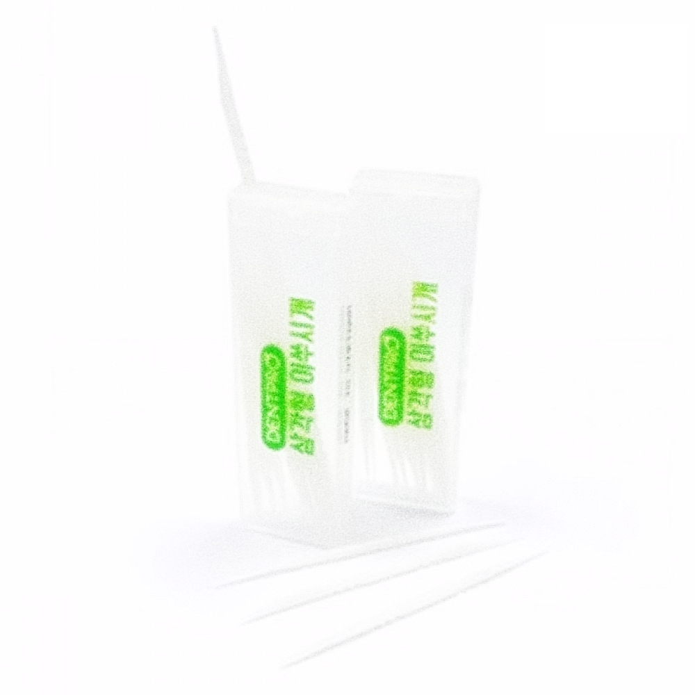 휴대용 플라스틱 일회용 요지 납작한 치간 칫솔 15p dental picks 구강 청결 용품 구강 관리