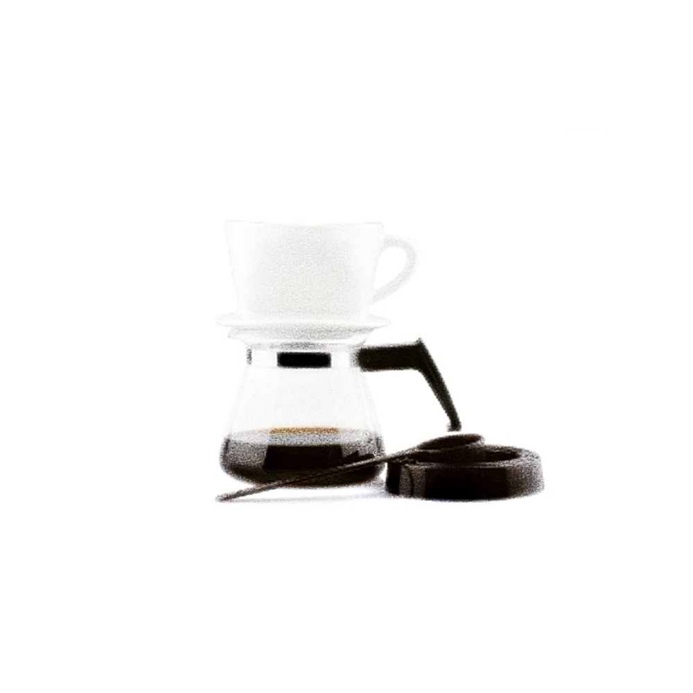 Oce 국산 세라믹 드립 커피 여과기 드리퍼 세트 2-4인용 W 커피 드립 서버 바리스타 커피용품 커피 드리퍼