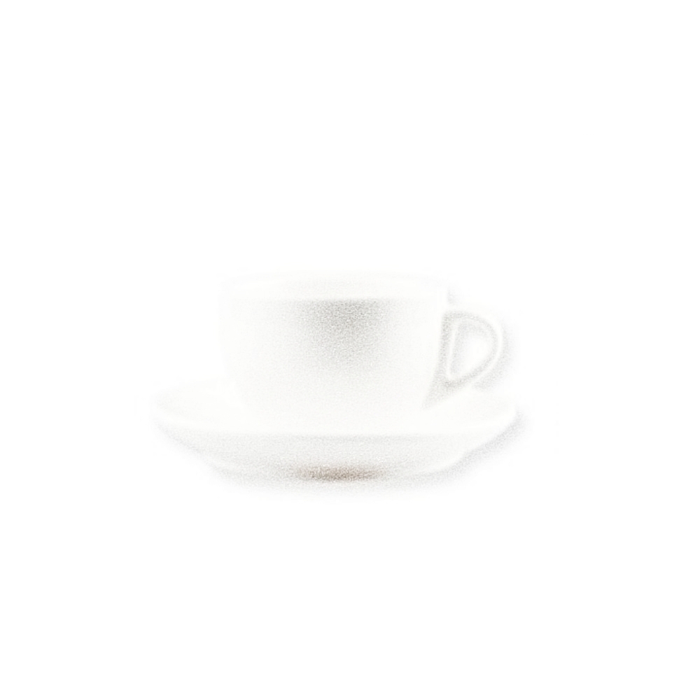 Oce 국산 도자기 클래식 커피 잔 받침 세트 화이트 200ml mug cup 핫초코 라떼 예쁜 커피잔