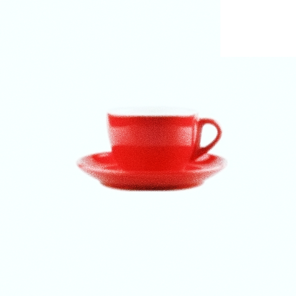 Oce 국산 도자기 클래식 커피 잔 받침 세트 레드 200ml mug cup 도자기컵 녹차 차 핫밀크