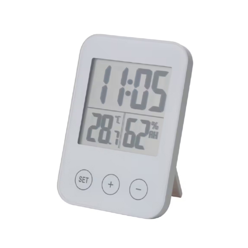 습도 온도 시계 스탠드와 벽부착 겸용 주방용 학생용 테이블 워치 무브먼트 디지털 시계