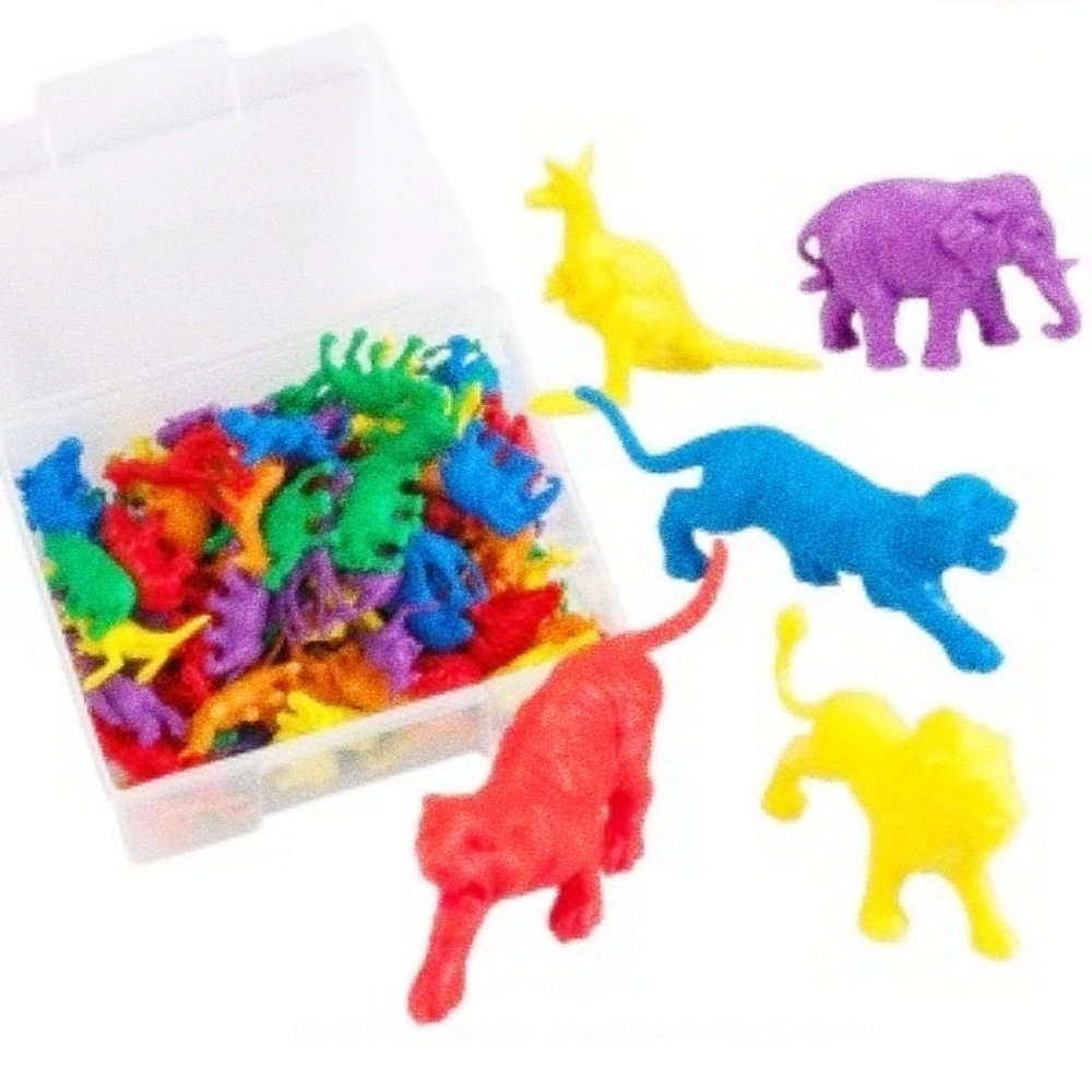 Oce 야생 동물 모양 놀이 숫자 놀이 장난감 120P 유아 공부 아이큐 장난감 수셈 수학 놀이