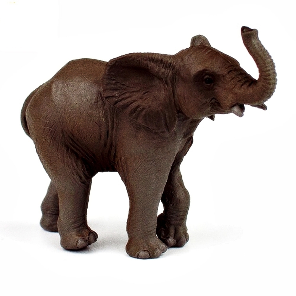 Oce 프랑스 핸드페인팅 아기 아프리카 코끼리 피규어 동물모형완구 코끼리 모형 동물완구어린이날선물