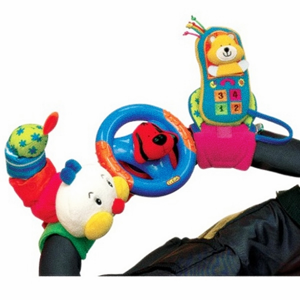 Oce 외출 장난감세트(핸들, 전화기,움직이는 애벌레) 환경 장난감 아가외출장난감 좋은아기장난감